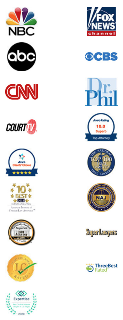 A list of media badges