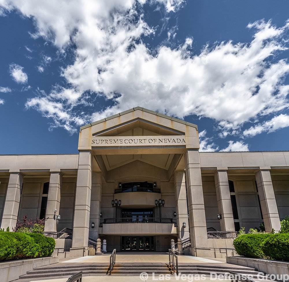 Exterior of the Nevada Supreme Court building.