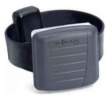 Alcohol monitoring device against white background