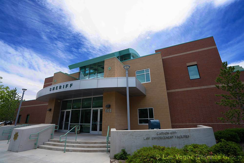 Exterior of Carson City Sheriff's office and jail.