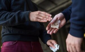 hand-to-hand drug sale