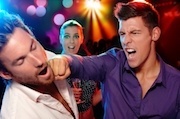 man at nightclub punching another man in the face as an example of a battery per Nevada NRS 200.481