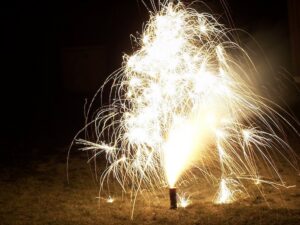 Firework set off in unincorporated area in Nevada in violation of NRS 472.520