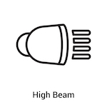 headlight symbol