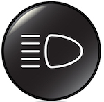 black headlight symbol