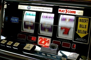 Slot machine in Nevada, which makes it a crime under NRS 205.130 to default on casino markers.
