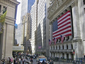 Wall Street in New York