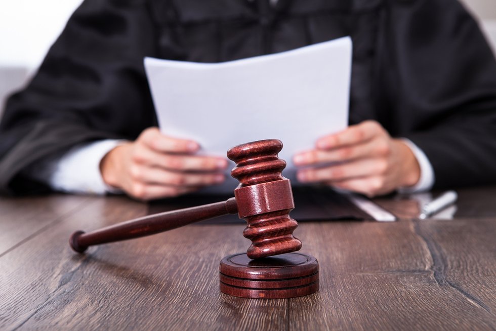 A judge handing down a sentence for a NRS 201.210 violation.
