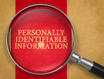 magnifying glass iver text that reads "personally identifiable information"