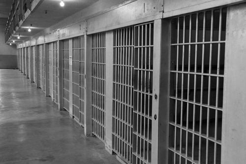 Prison cell where felony defendant serve time in Nevada. 