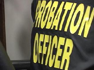 Jacket of a probation officer, who may be assigned to people convicted of category E felonies in Nevada.
