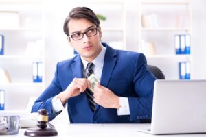 Non-lawyer pretending to be an attorney pocketing legal fees