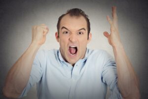 Man flying into a rage before committing voluntary manslaughter in Nevada in violation of NRS 200.050
